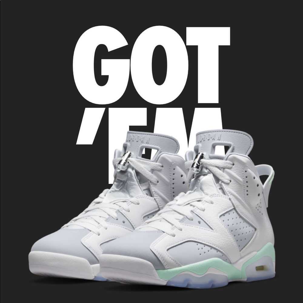 Jordan 6 Mint Foam 7.5 W